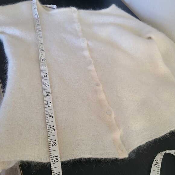 La Maille Sezane Super Kid Mohair Alpaca Blend Cardigan Sweater Women's Small - Picture 8 of 9